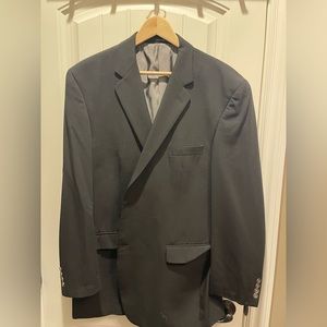 Calvin Klein - Men’s Black Wool Blazer - 46L